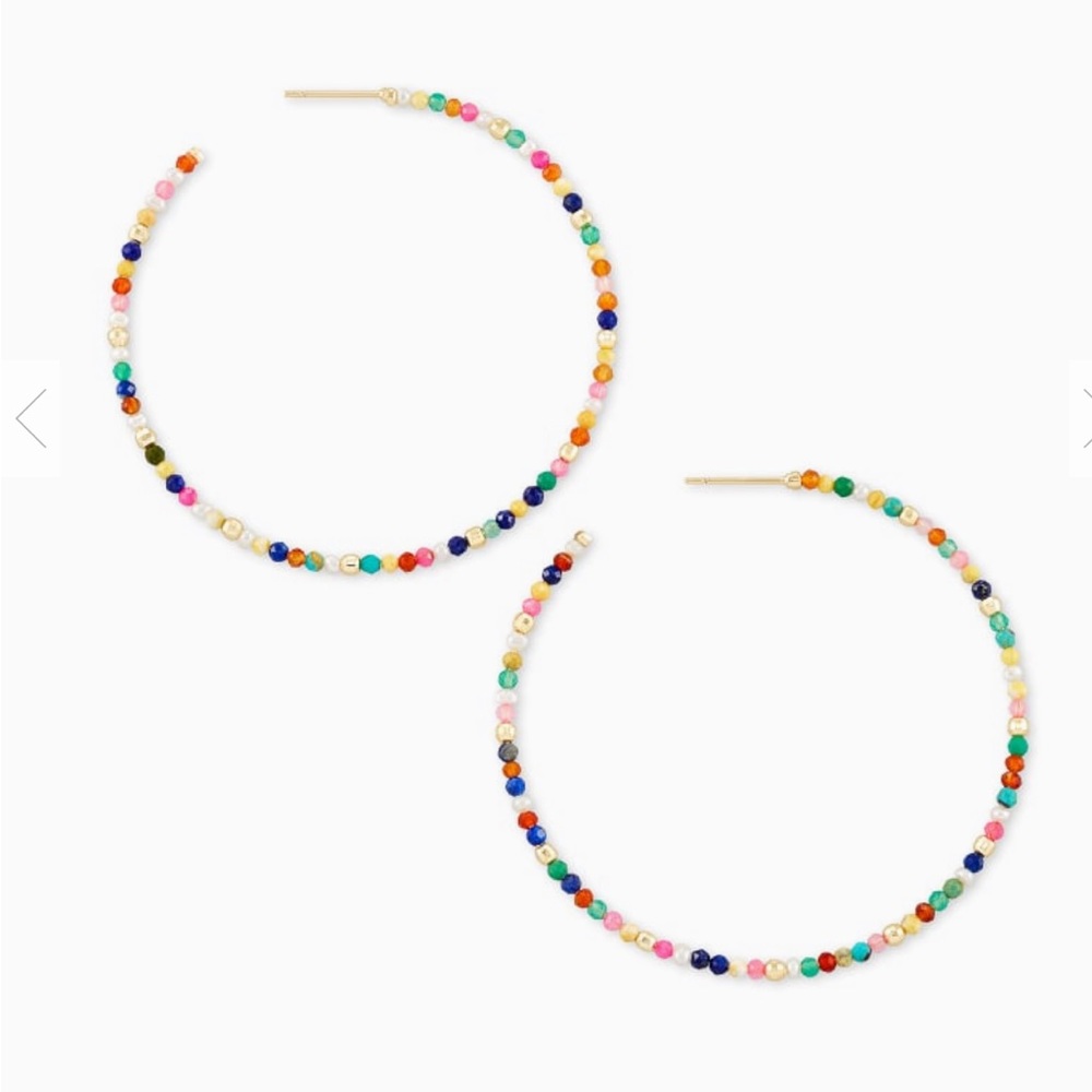 Kendra Scott Scarlet Hoops in Multi